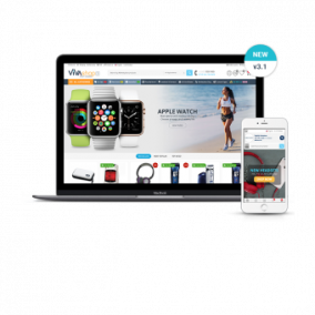 Multi-Vendor шаблон Шаблон VIVAshop Multi-Vendor