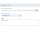 Всплывающее окно модуля "Поделиться корзиной"